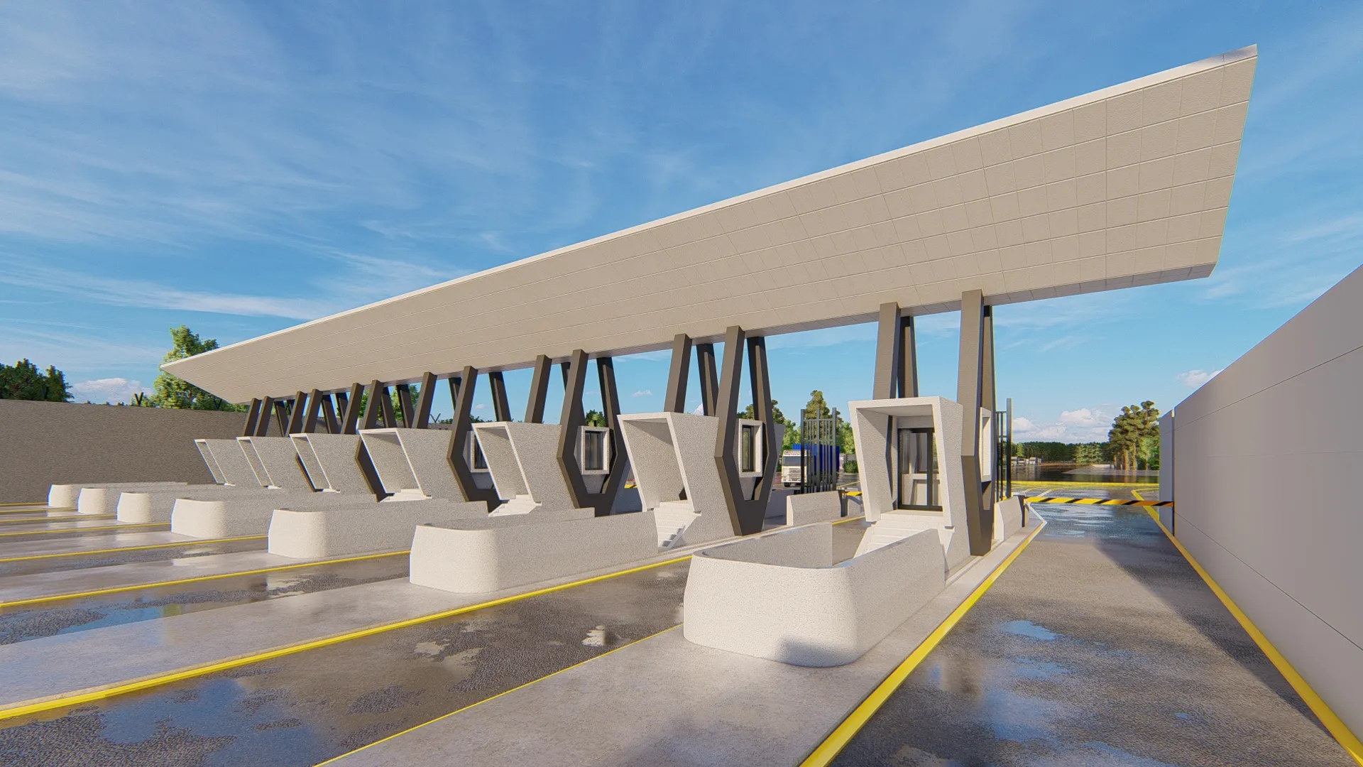 PAYRA SEA PORT – First Terminal Project – Gate Complex