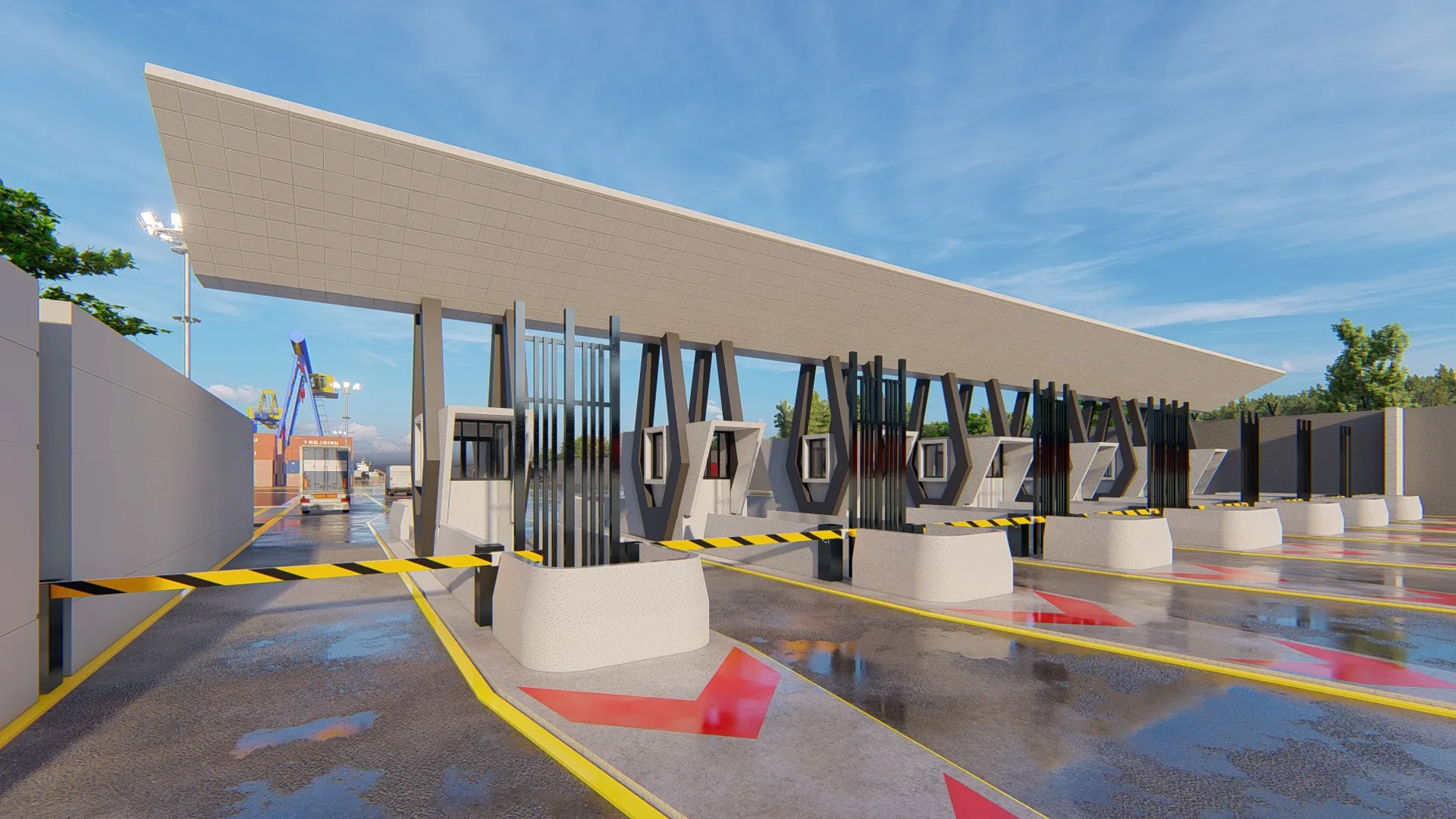 PAYRA SEA PORT – First Terminal Project – Gate Complex
