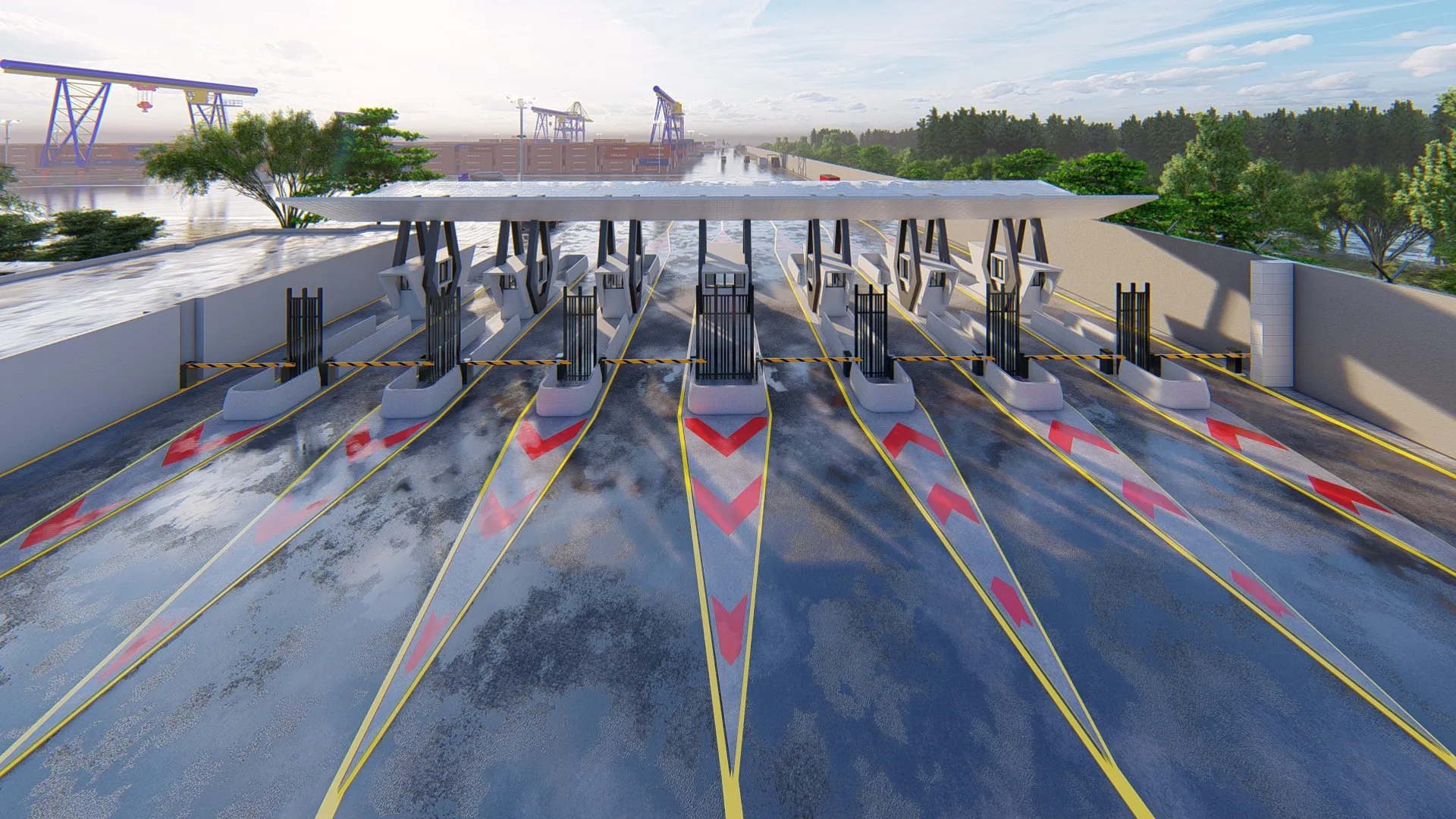 PAYRA SEA PORT – First Terminal Project – Gate Complex