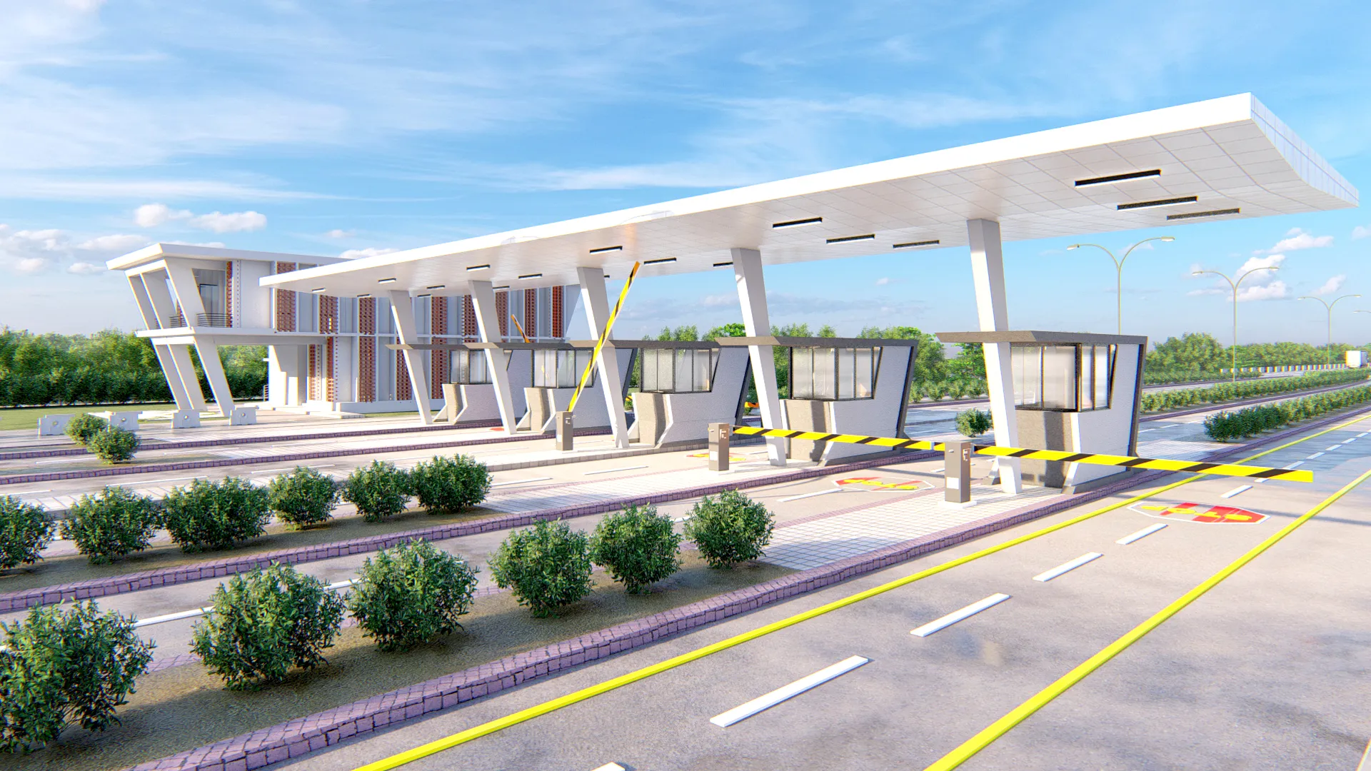 PAYRA SEA PORT – First Terminal Project – Toll Plaza + Toll Plaza Building