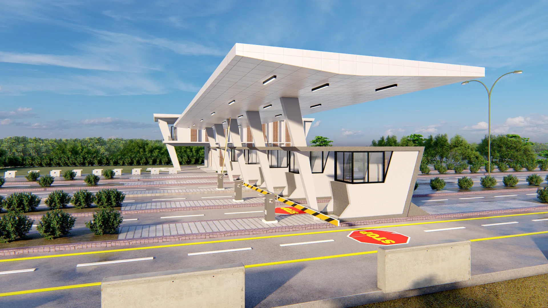 PAYRA SEA PORT – First Terminal Project – Toll Plaza + Toll Plaza Building