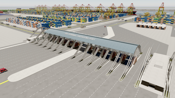 Chittagong Port Bay Terminal- Gate Complex